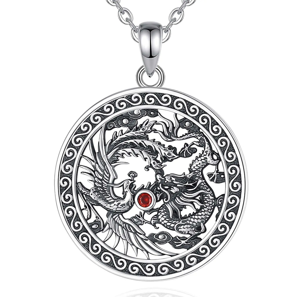 Necklace Phoenix Dragon
