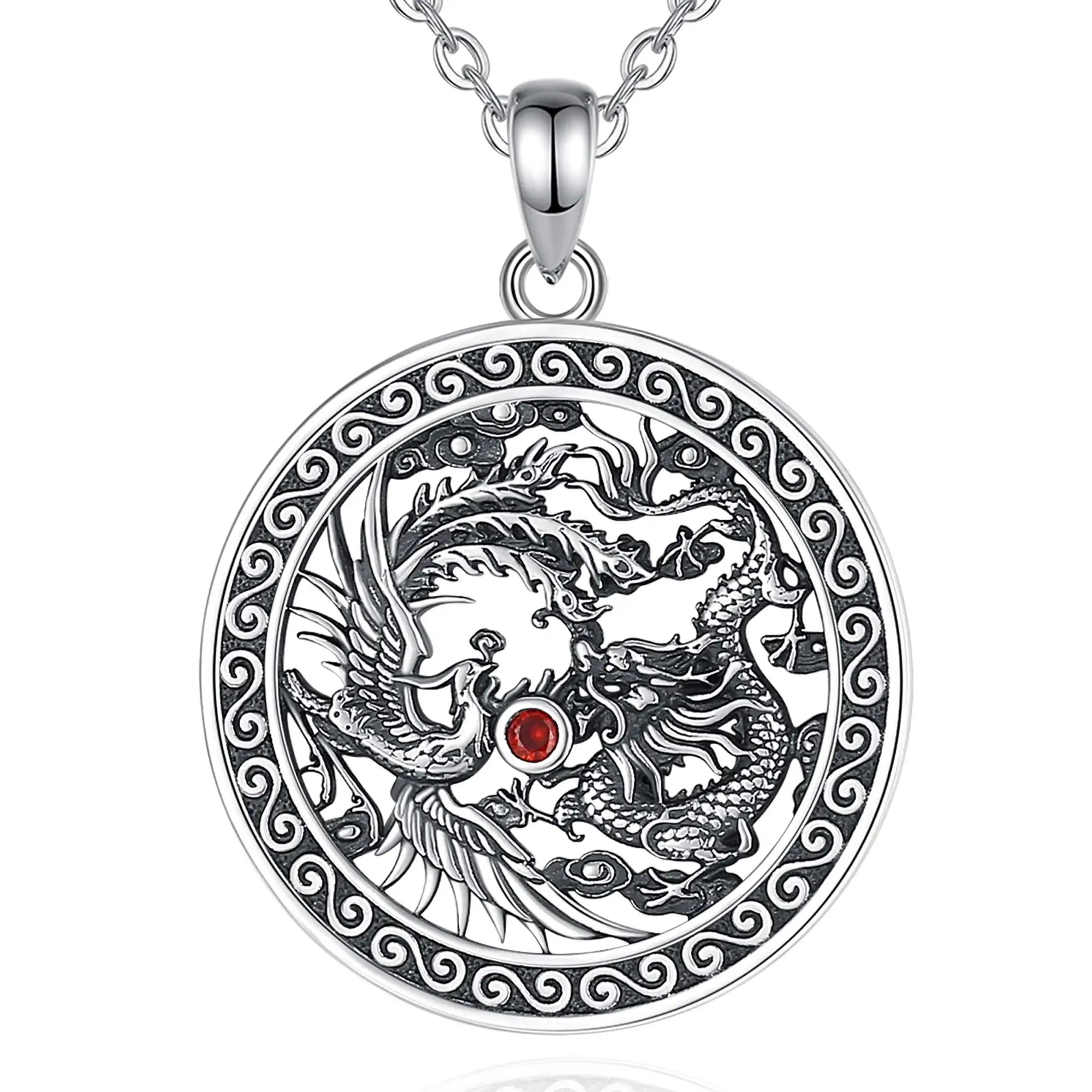 Necklace Phoenix Dragon
