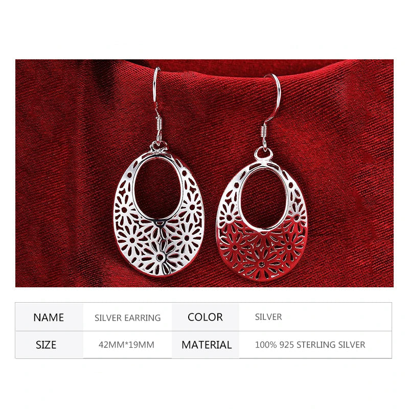 Earrings Moon Dangle