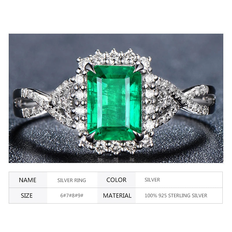 Ring Emerald Spark