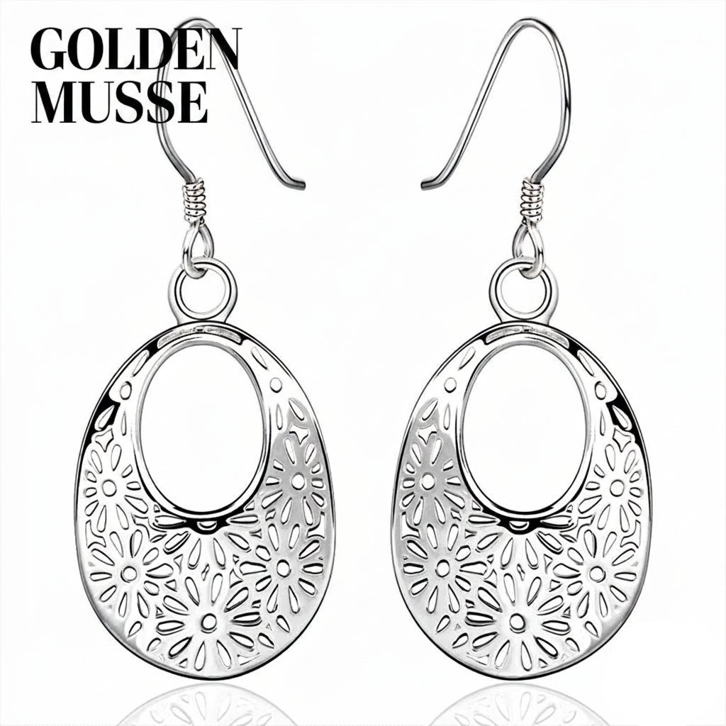 Earrings Moon Dangle