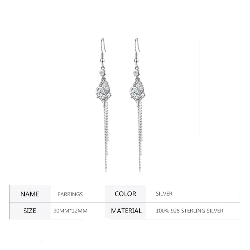 Earrings Twin Heart Spark