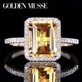 Ring Princess Cut Gemstone