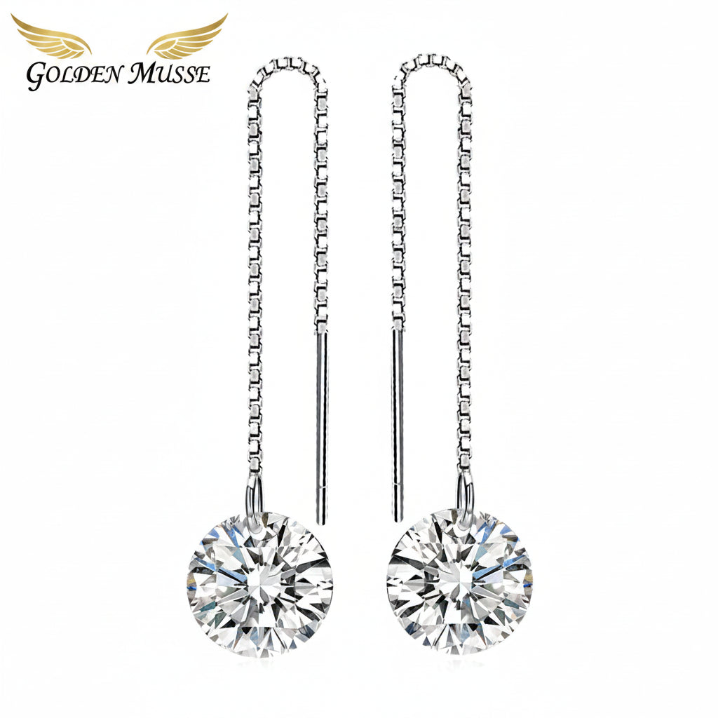 Earrings Diamond Threader