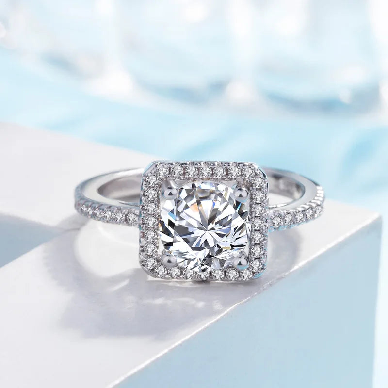 Ring Radiant Square Halo