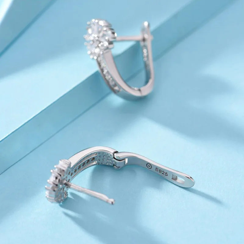 Earrings Aurora Crystal Flower