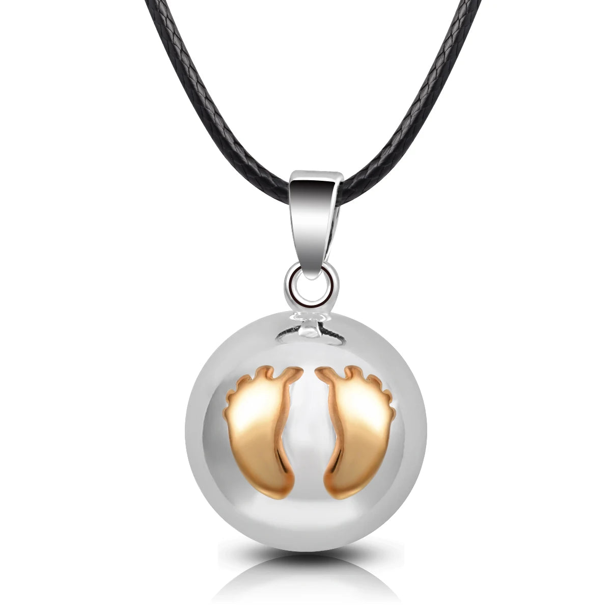 necklace Angel Wings Baby Feet Harmony Bola