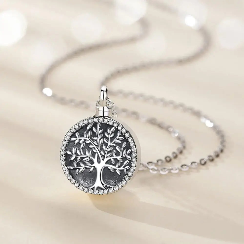 Necklace Tree of Life Memorial Heart