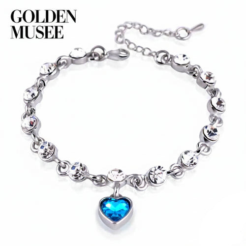 Bracelet Sapphire Heart