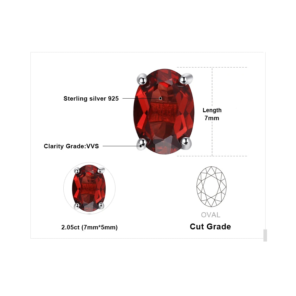 Earrings Natural Gemstone Stud