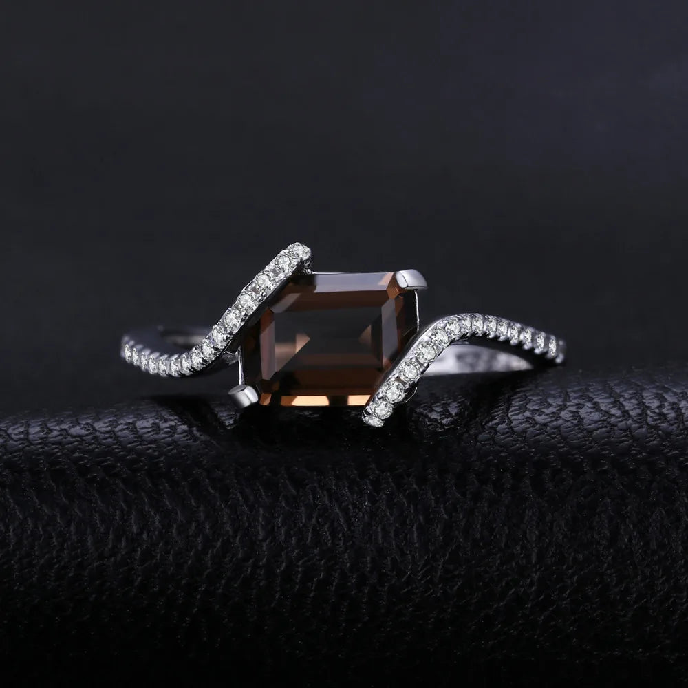 Ring Smoky Quartz Elegance