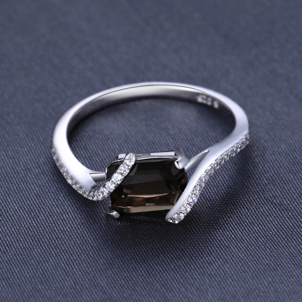 Ring Smoky Quartz Elegance
