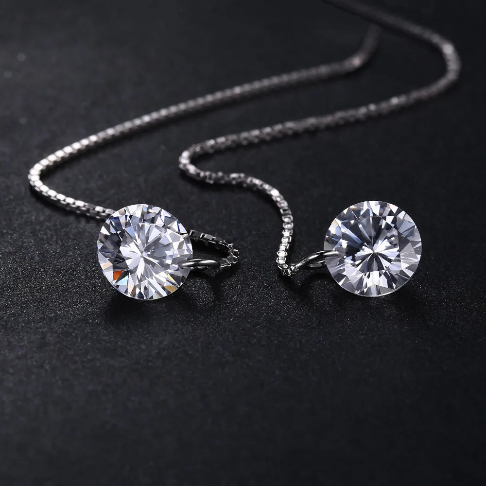 Earrings Diamond Threader