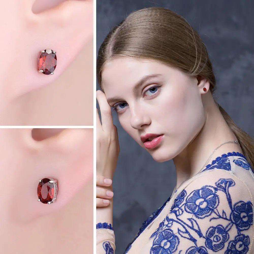 Earrings Natural Gemstone Stud