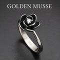 Ring Black Rose