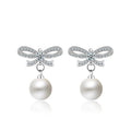 Earrings Luna Pearl Bow Drop