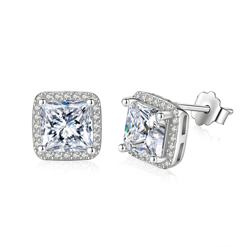 Earrings Luna Square Stud