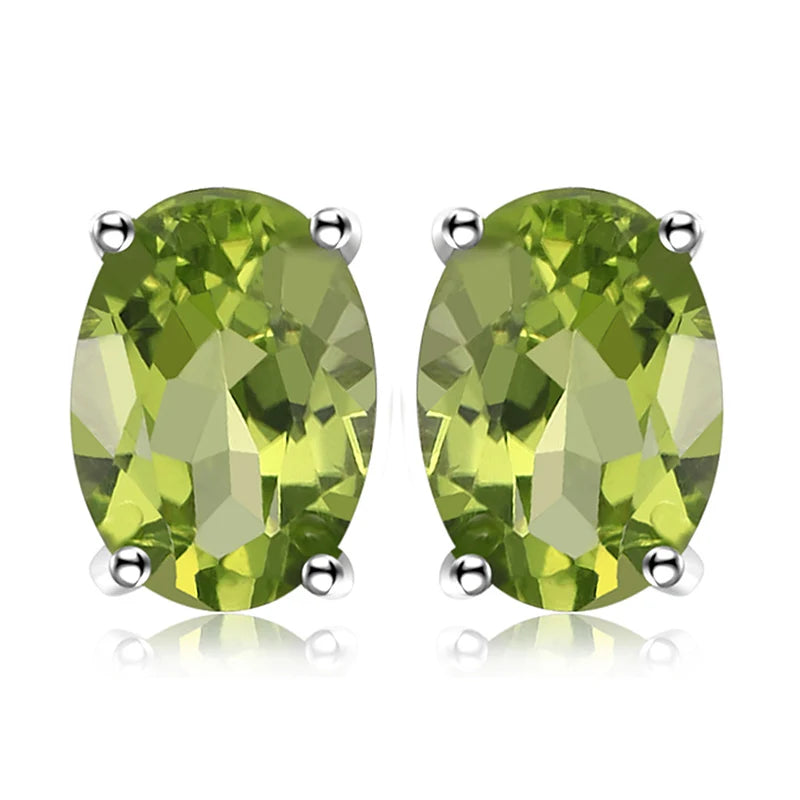 Earrings Natural Gemstone Stud