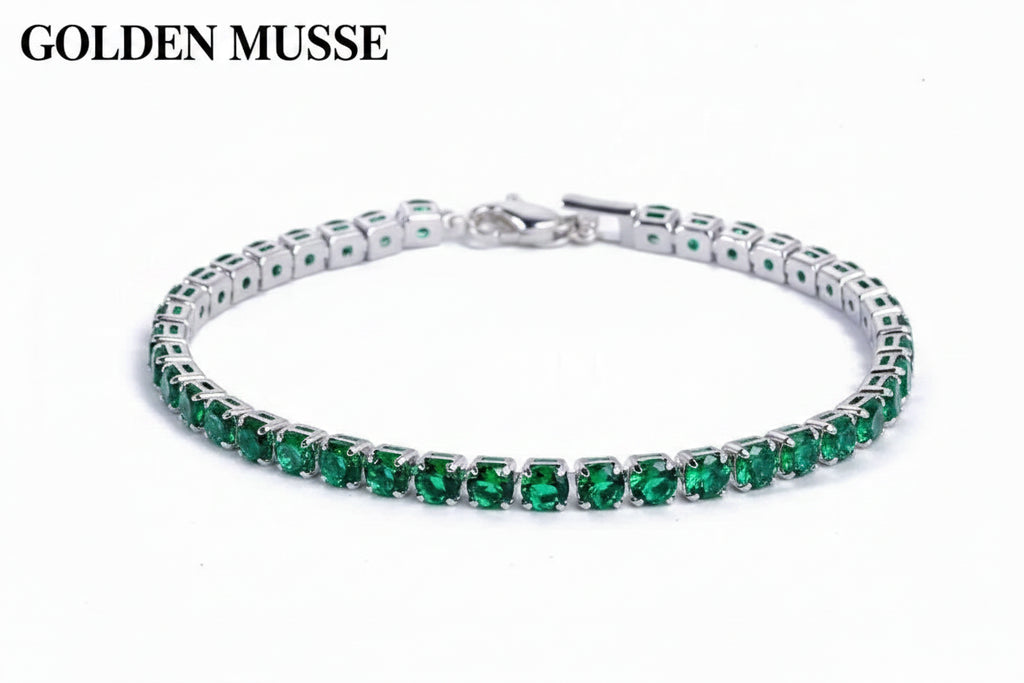 Bracelet Green Tennis