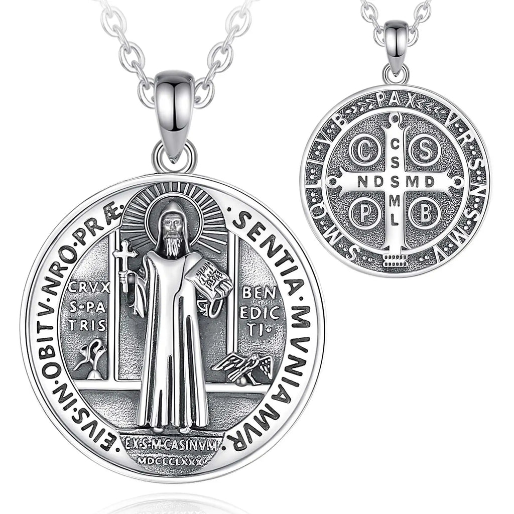 Necklace Saint Benedict Medal