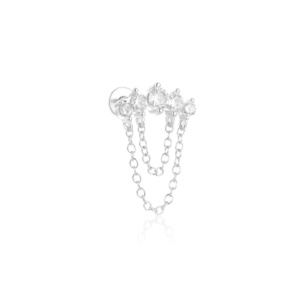 Earrings Marquise Tassel