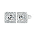 Earrings Golden Heart Halo Stud