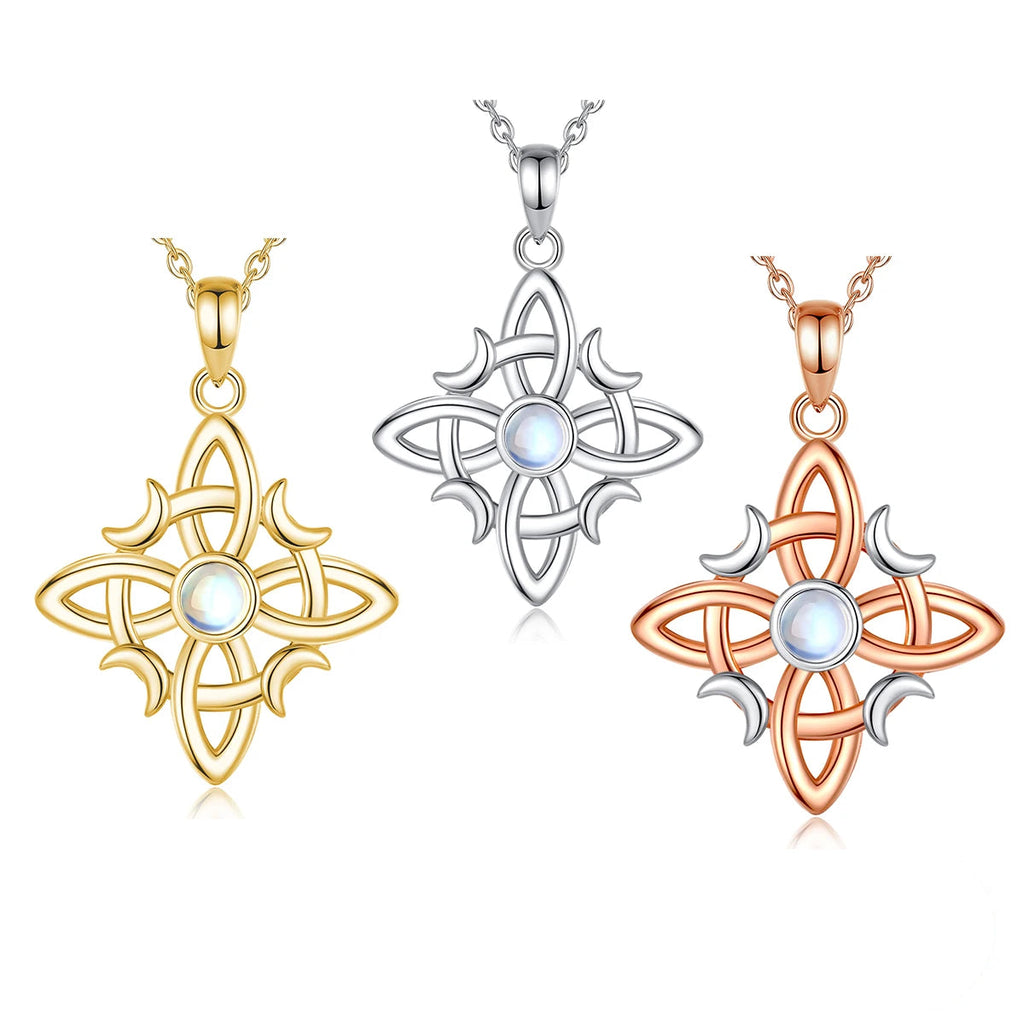 Necklace Celtic Witch Knot