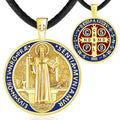 Necklace Saint Benedict Gold Cross