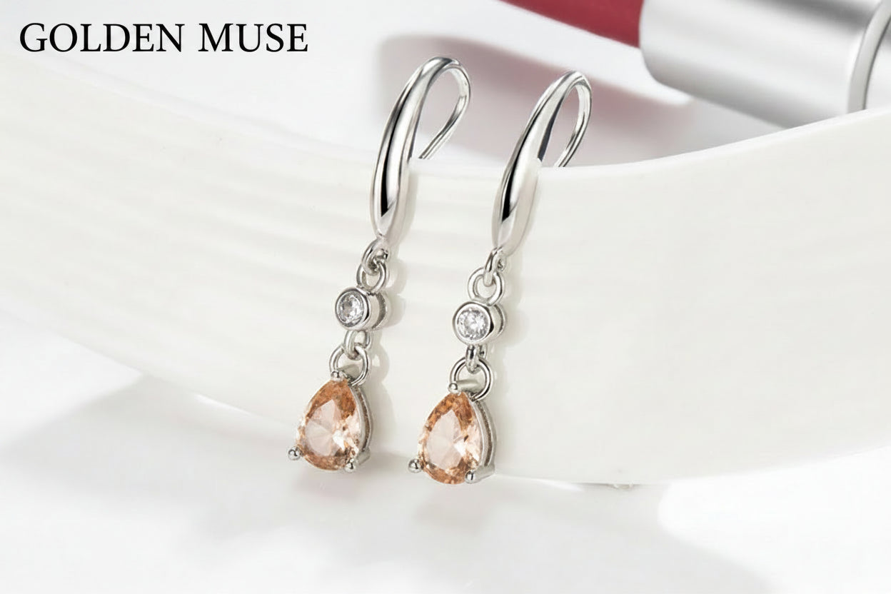 Earrings Azure Teardrop