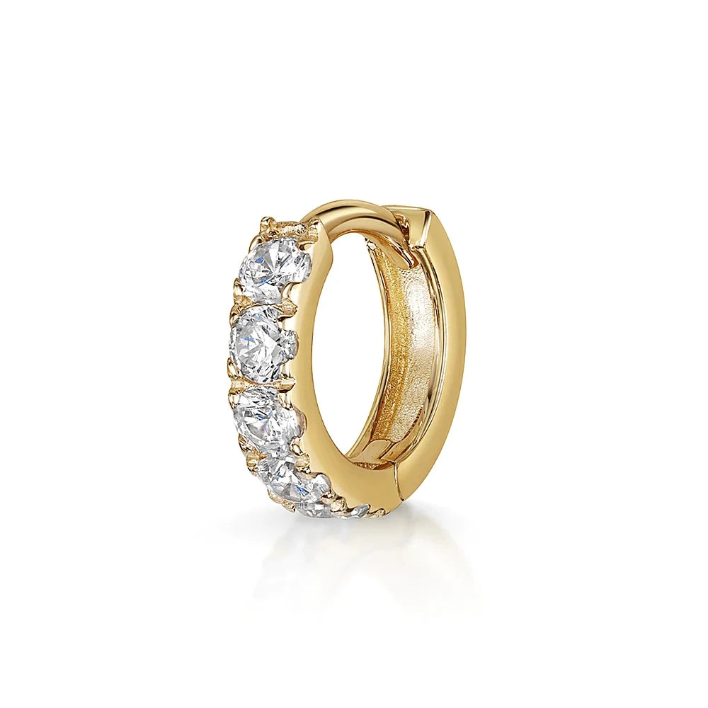 Earrings Tiny Gold Hoop