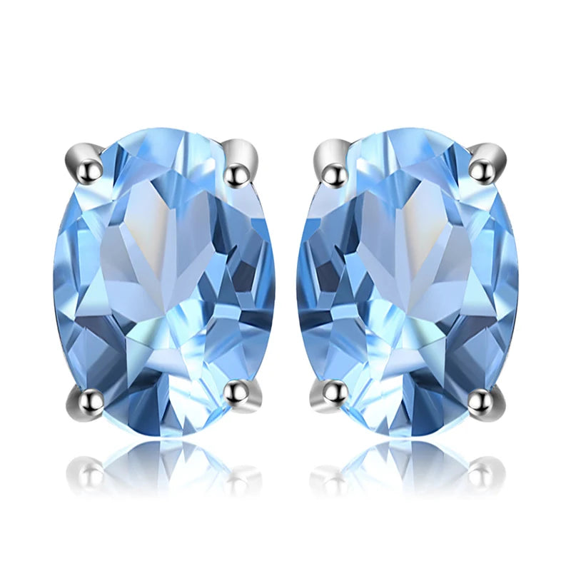 Earrings Natural Gemstone Stud