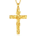 Necklace Golden Crucifix Cross