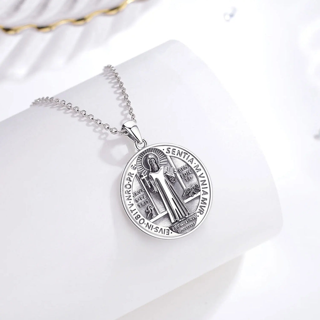 Necklace Saint Benedict Medal