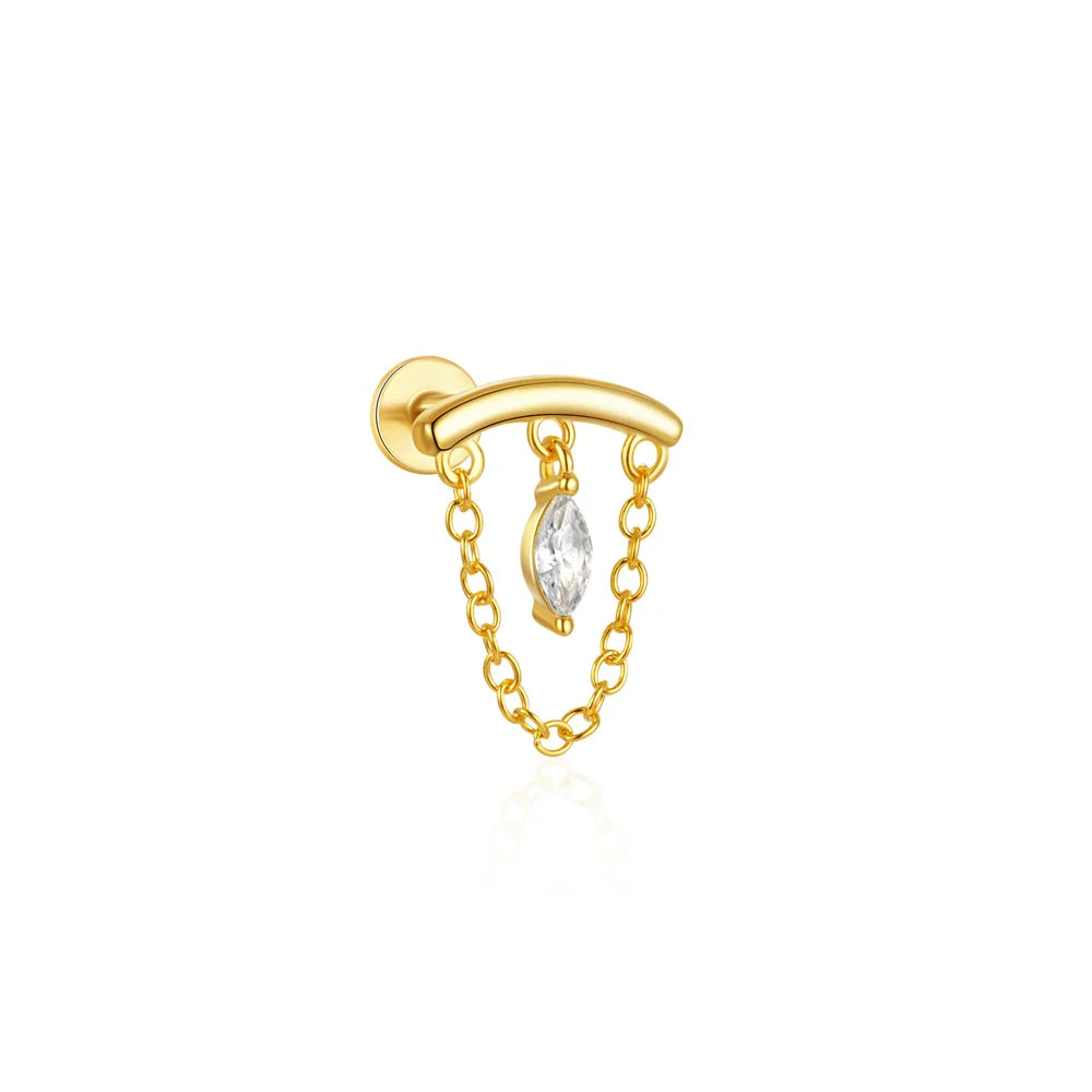 Earrings Marquise Tassel