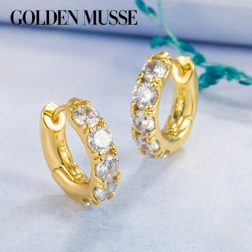 Earrings Emerald Hoop