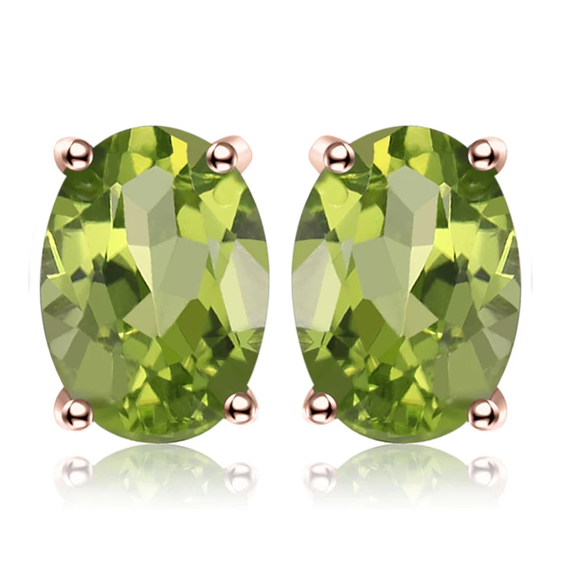 Earrings Natural Gemstone Stud
