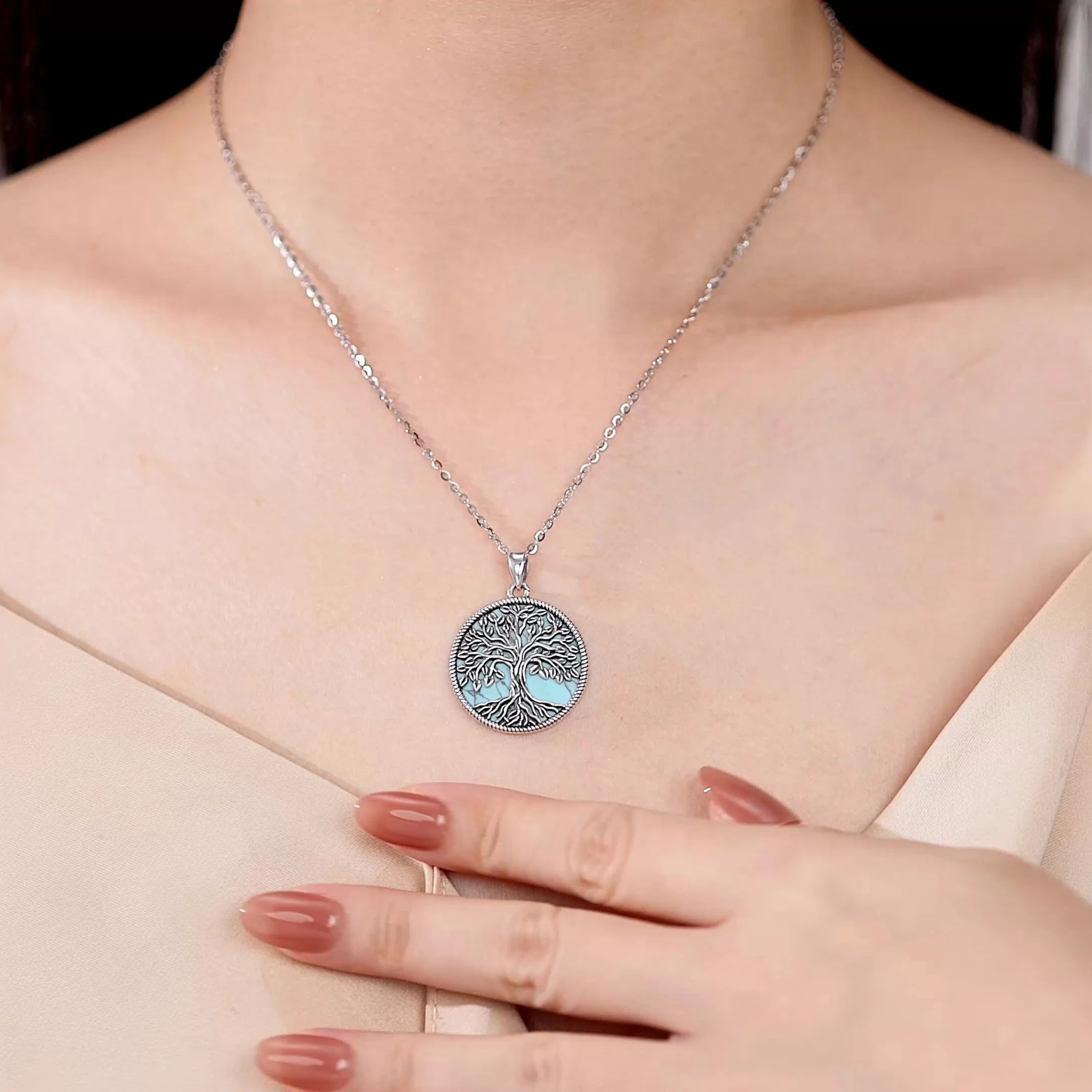 Necklace Turquoise Tree of Life