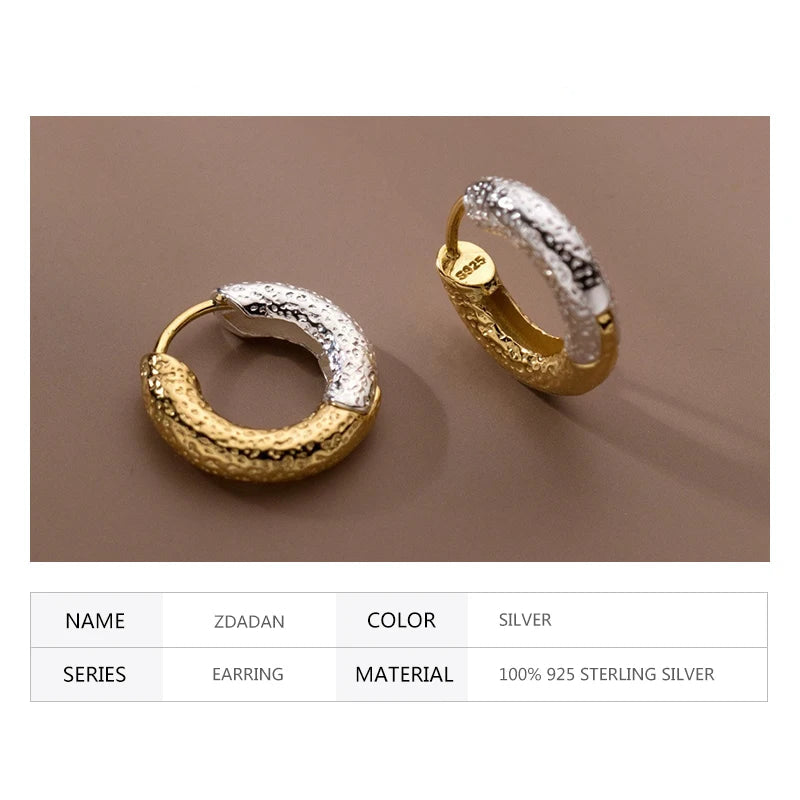 Earrings Classic Silver Hoop