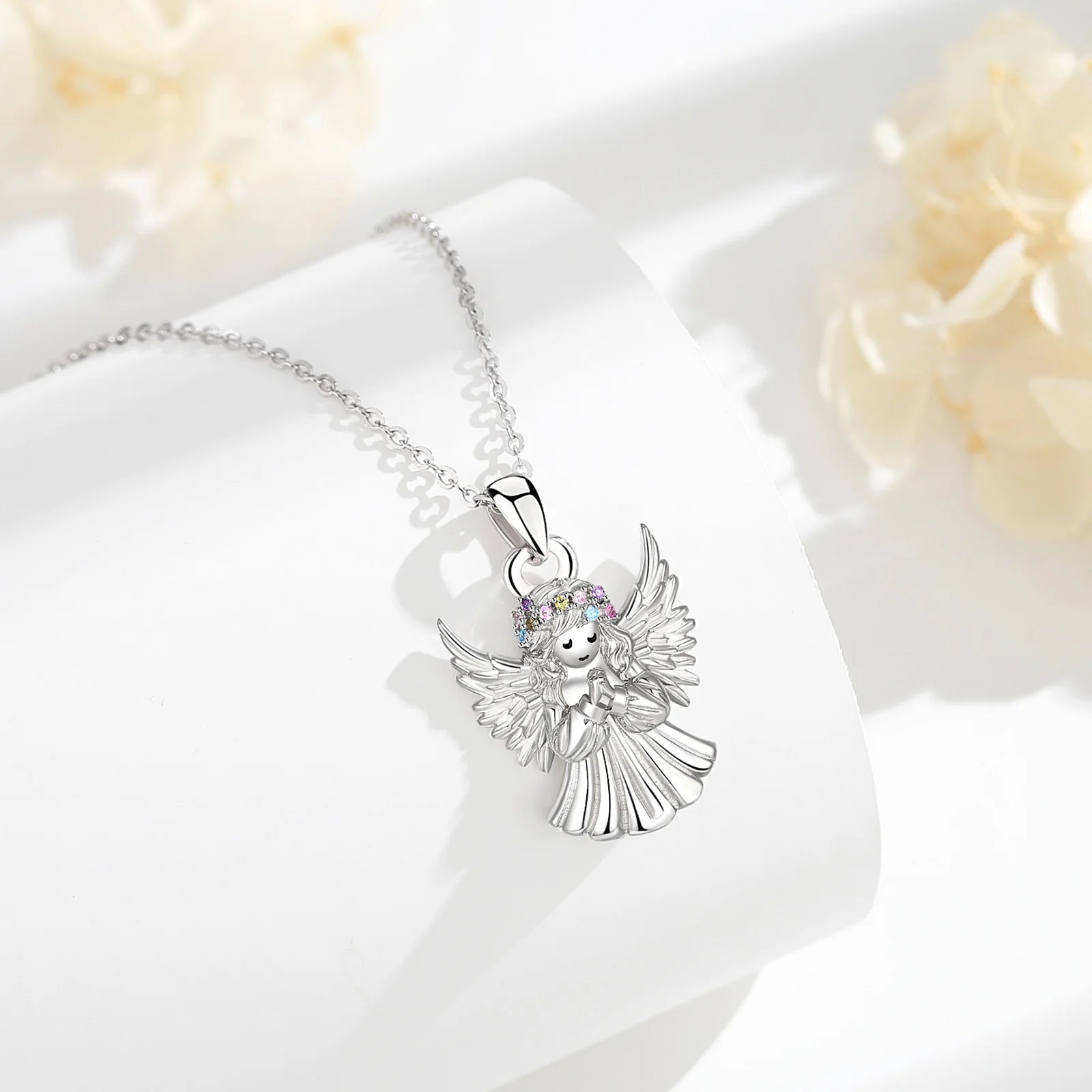 Necklace Praying Angel