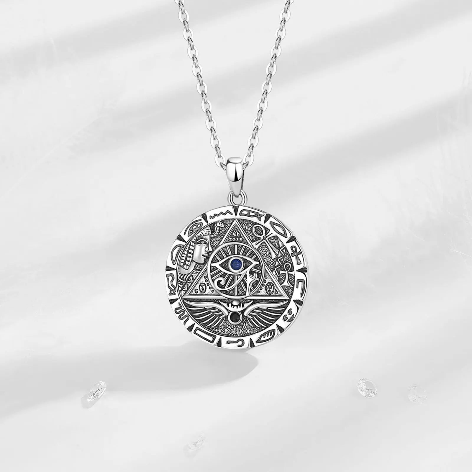 Necklace Illuminati Evil Eye Amulet