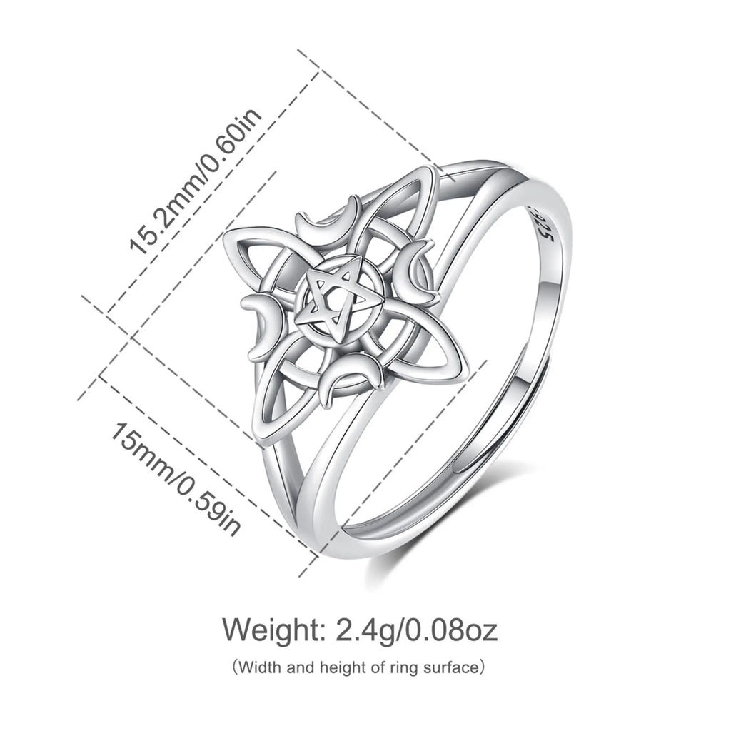 Ring Celtic Witch Knot