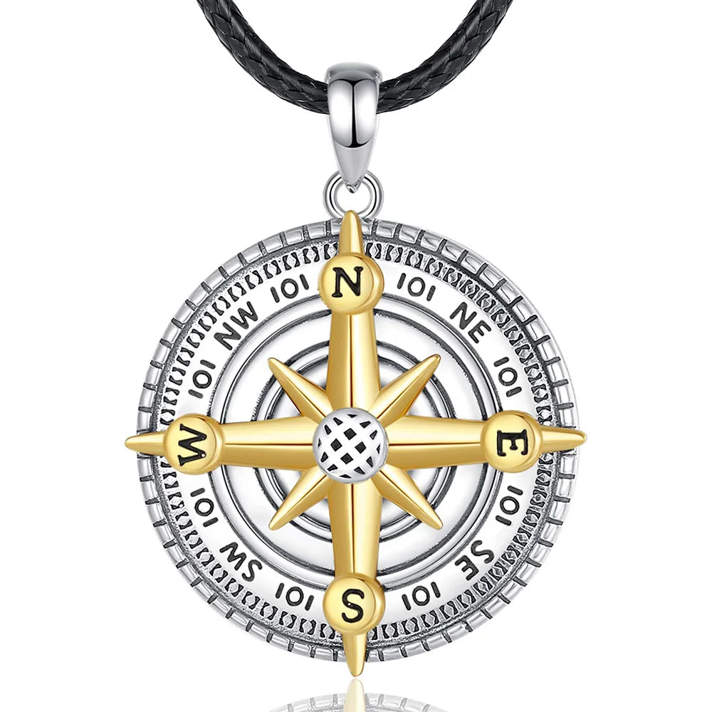 Necklace Compass Pendant