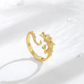 Ring 925 Sterling Silver Cool Dragon Adjustable for Men Women Temperament Personality Dragon Ring vintage Jewelry Gift