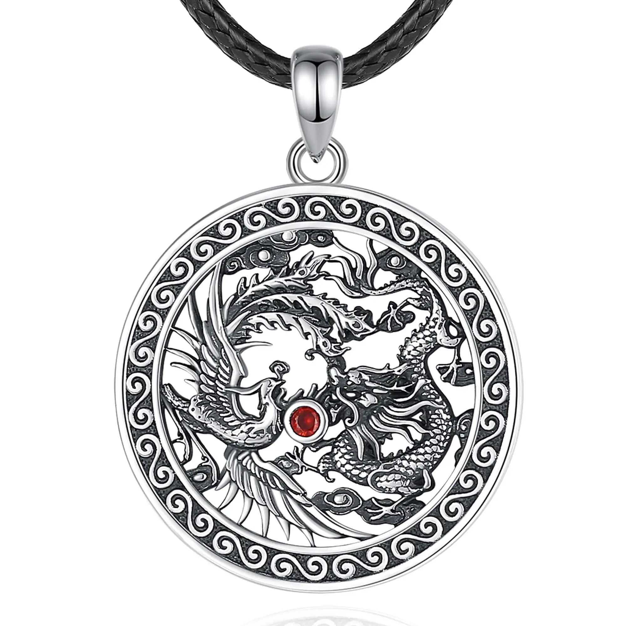 Necklace Phoenix Dragon