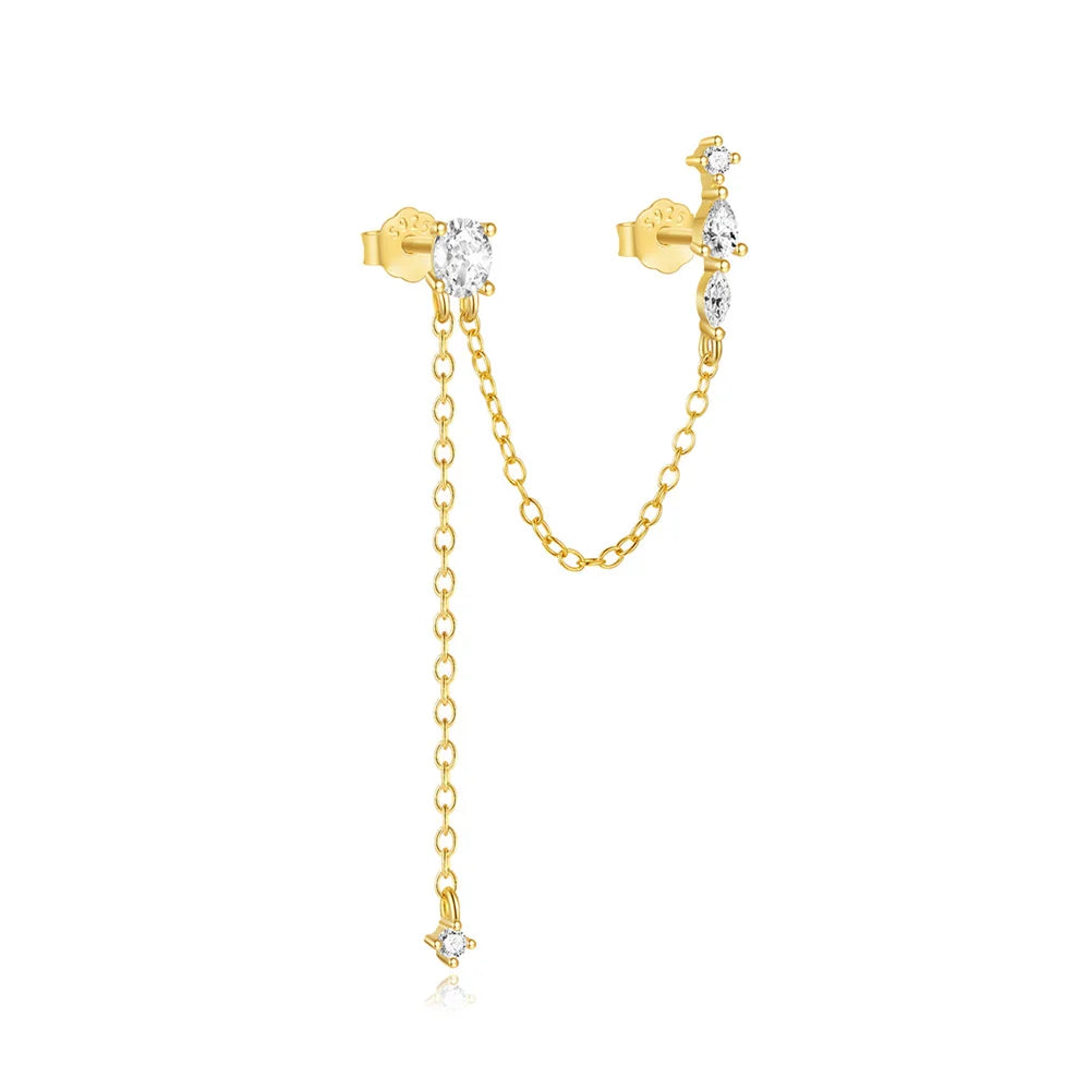 Earrings Marquise Tassel