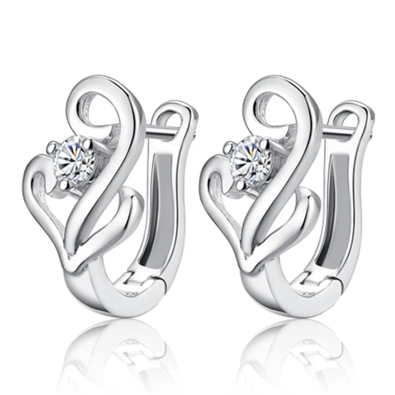 Earrings Brilliance Zircon Stud