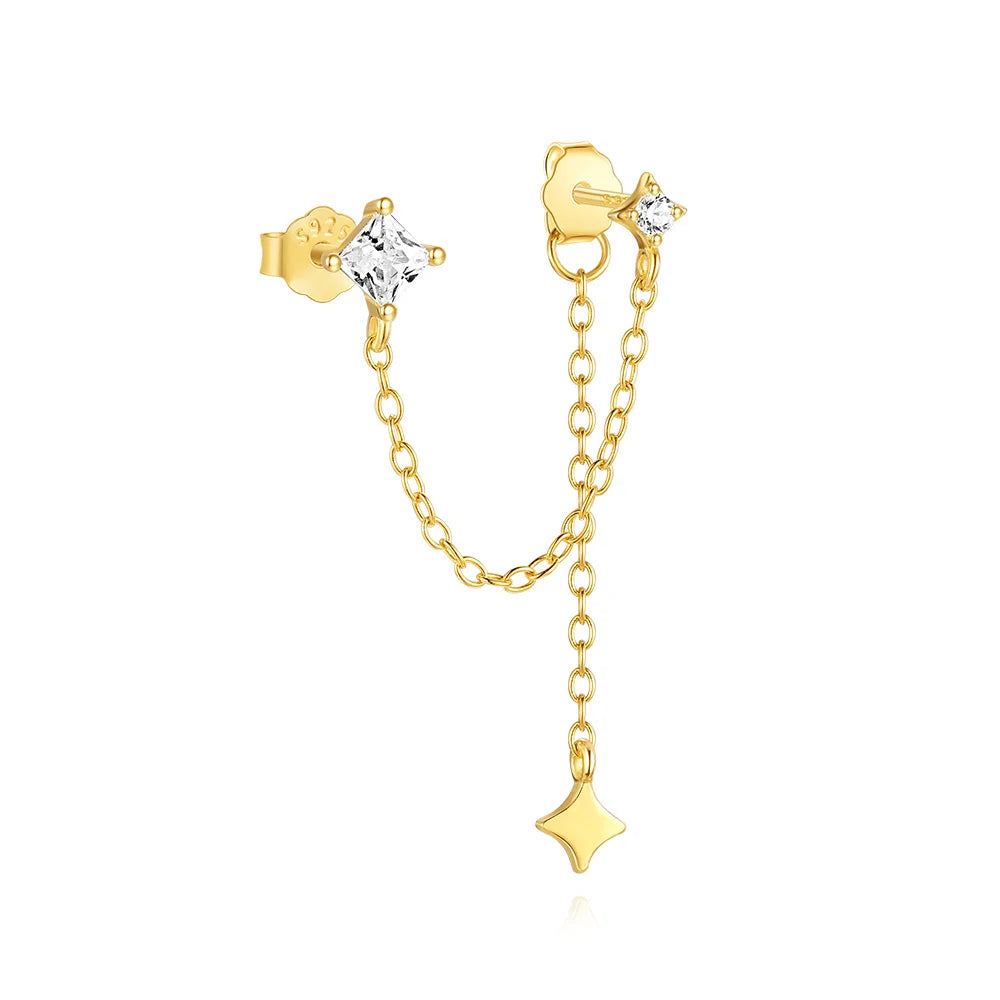 Earrings Marquise Tassel