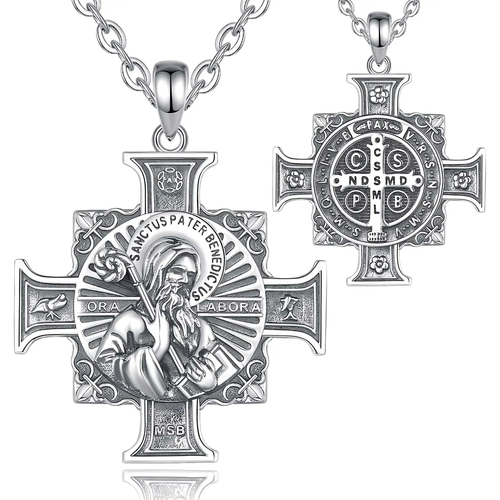 Necklace Saint Benedict Cross