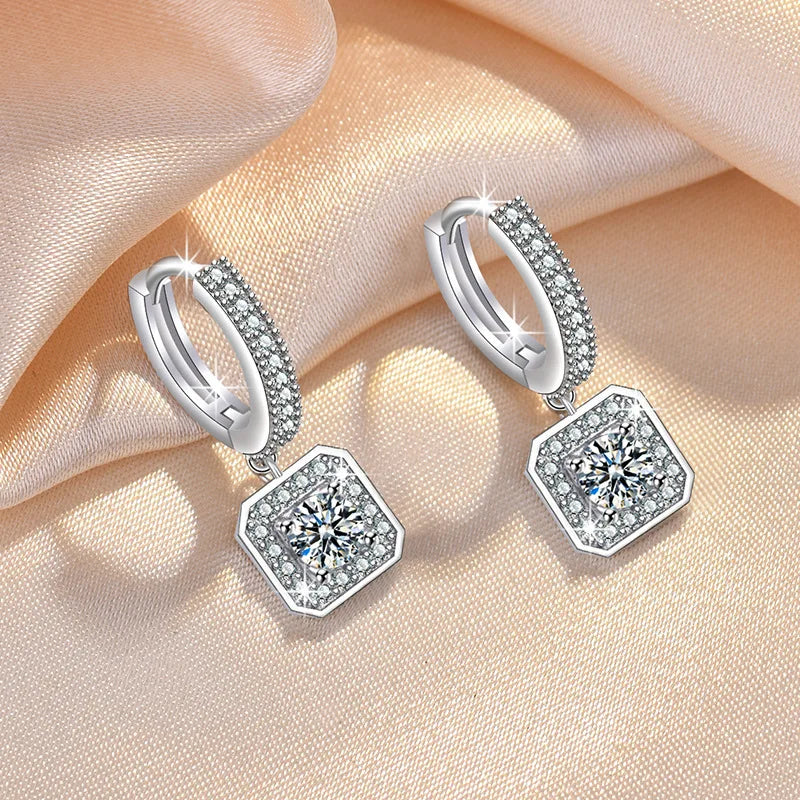Earrings Luna Square Hoop