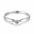Ring Round Moissanite